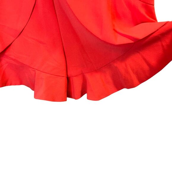 Mustard Seed V-Neck Ruffle Halter Neck Coral Romper Size Medium NWT - Picture 5 of 11